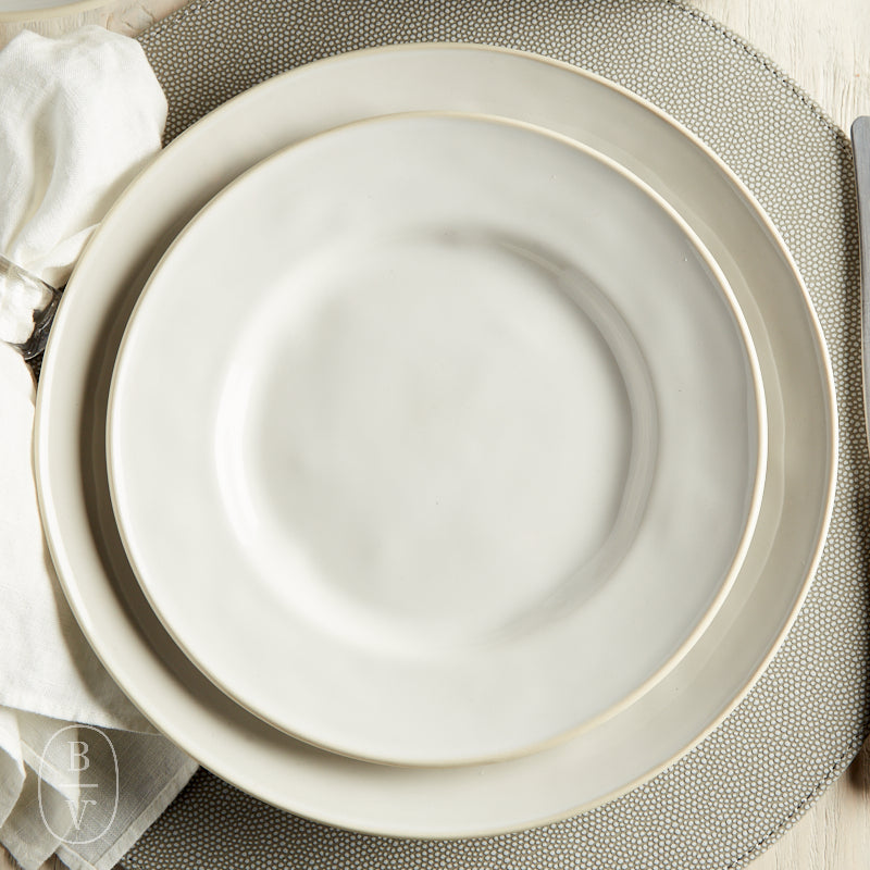 Casafina by Costa Nova BEJA SALAD_DESSERT PLATE White_Cream