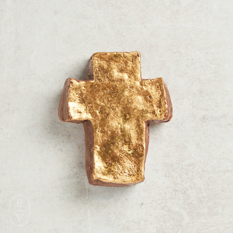 Barbara Biel ORIGINAL HANDMADE CROSS Gold 5.5