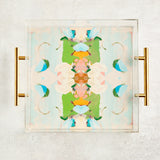 Laura Park Designs MONETS GARDEN ACRYLIC TRAY