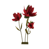 Creative Co-op PAPER POINSETTIAS WITH STAND