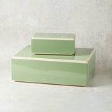 Park Hill Collection BALBOA BAY LACQUERED DECORATIVE BOX Garden Retreat