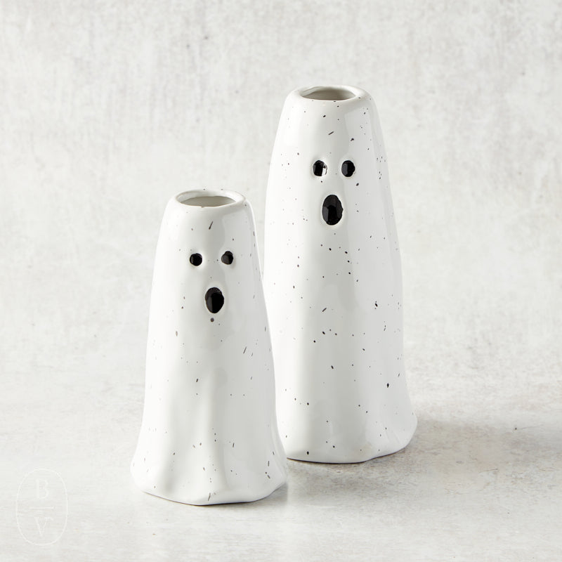 Mudpie HALLOWEEN GHOST VASE Small