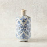 Creative Co-op TALL TERRACOTTA PATTERN VASE Damask