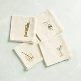 Creative Co-op HOLIDAY COTTON NAPKINS SET OF 4