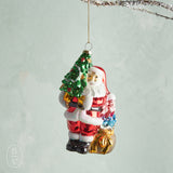 Raz Imports SANTA WITH TREE ORNAMENT