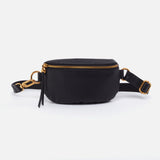 Hobo FERN BELT BAG Black Pebbled Leather