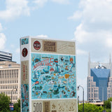 True South Puzzle Company NASHVILLE ILLUSTRATED PUZZLE