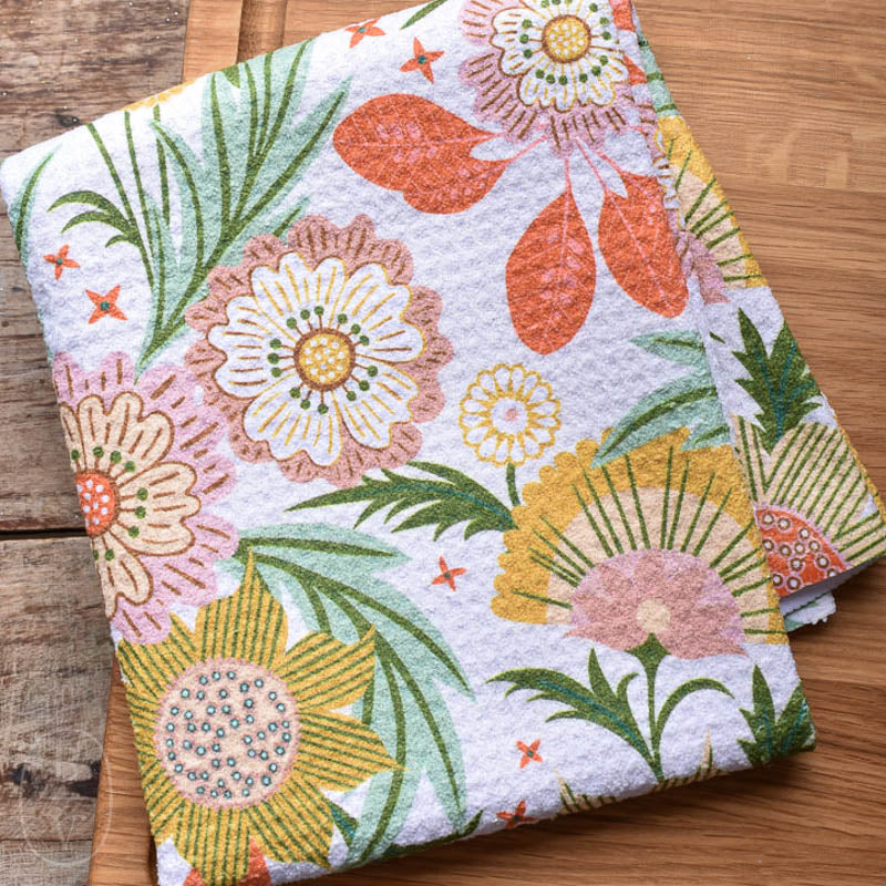 Geometry GARDEN DREAMS TEA TOWEL