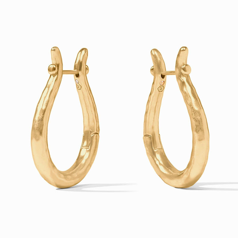 Julie Vos SARATOGA HOOP Gold Medium