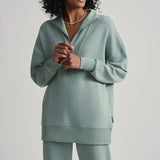 Varley MASIE LONGLINE SWEAT Lily Pad