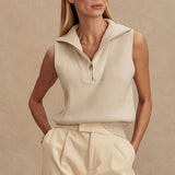 Varley AMINA HALF ZIP KNIT
