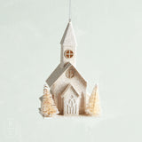 Creative Co-op PAPER CHURCH ORNAMENT C