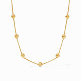 Julie Vos CIRQUE DELICATE STATION NECKLACE Gold