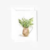 Emily Lex Studio LILY OF THE VALLEY MINI ENCLOSURE NOTECARD