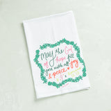 Doe A Deer MAY THE GOD OF HOPE FLOUR SACK TOWEL