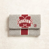 LA Chic MISSISSIPPI STATE MINI CLUTCH