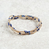 eNewton Design EXTENDS HOPE UNWRITTEN GEMSTONE BRACELET 7.25" Lapis