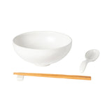 Casafina Living PACIFICA RAMEN BOWL SET IN GIFT BOX White