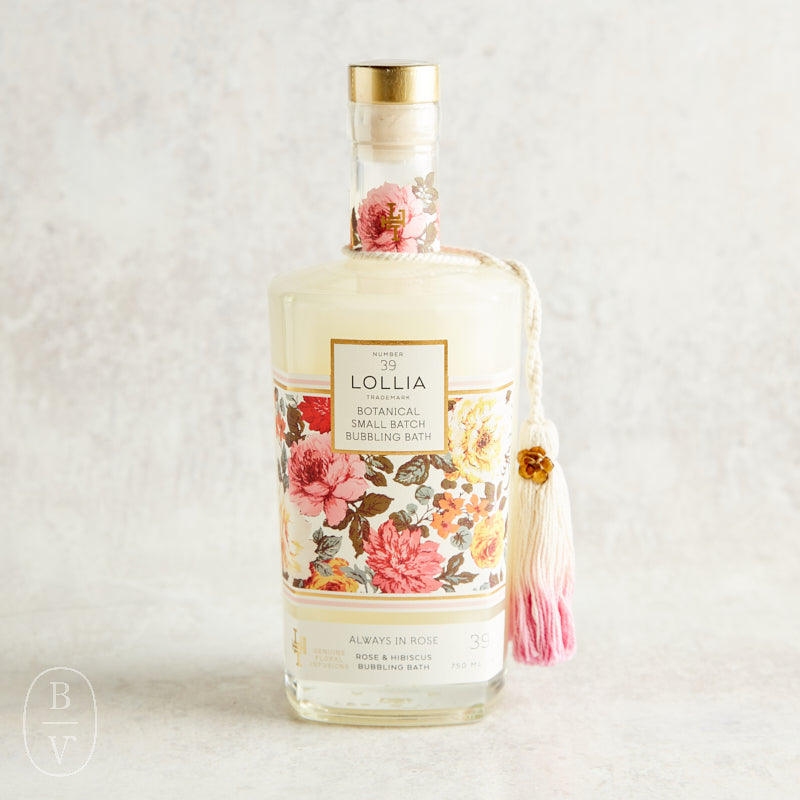Lollia BUBBLE BATH BOTTLE Always in Rose