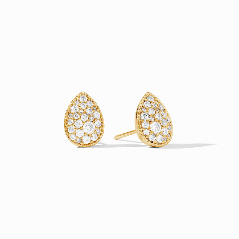 Julie Vos LUNA TEARDROP STUD