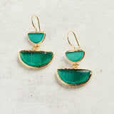 Virtue THE REGINA EARRINGS Emerald