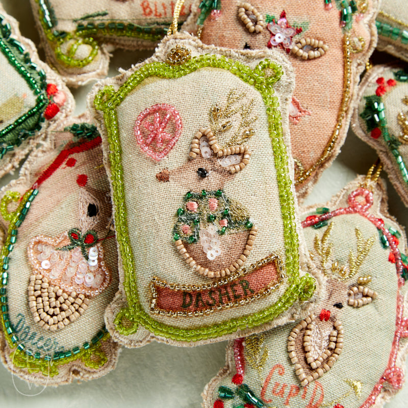 Creative Co-op SANTAS REINDEER ORNAMENT