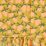Creative Co-op FRUITS AND VEGGIES RUFFLE TEA TOWEL