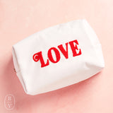 Shiraleah CARA LOVE COSMETIC POUCH Blush