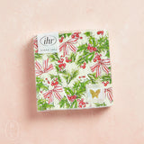 Boston International PINK HOLLY BOWS COCKTAIL NAPKIN