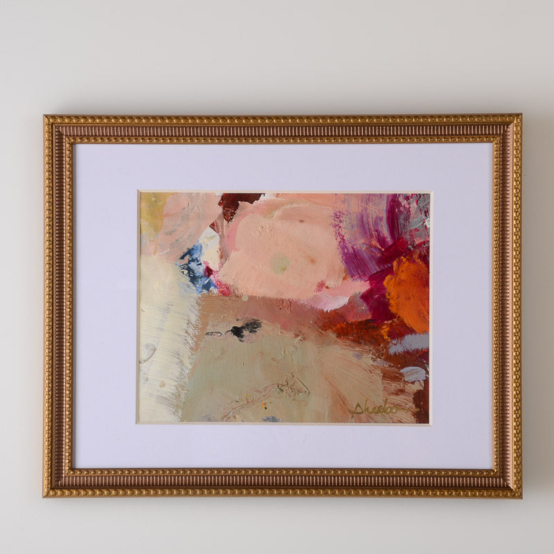 FRAMED PALETTE SERIES 8X10 GOLD BEAD No 3
