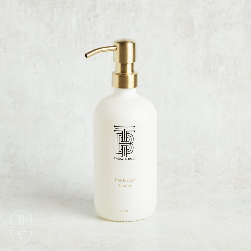 Thomas Blonde GLASS DISPENSER HAND SOAP Blonde
