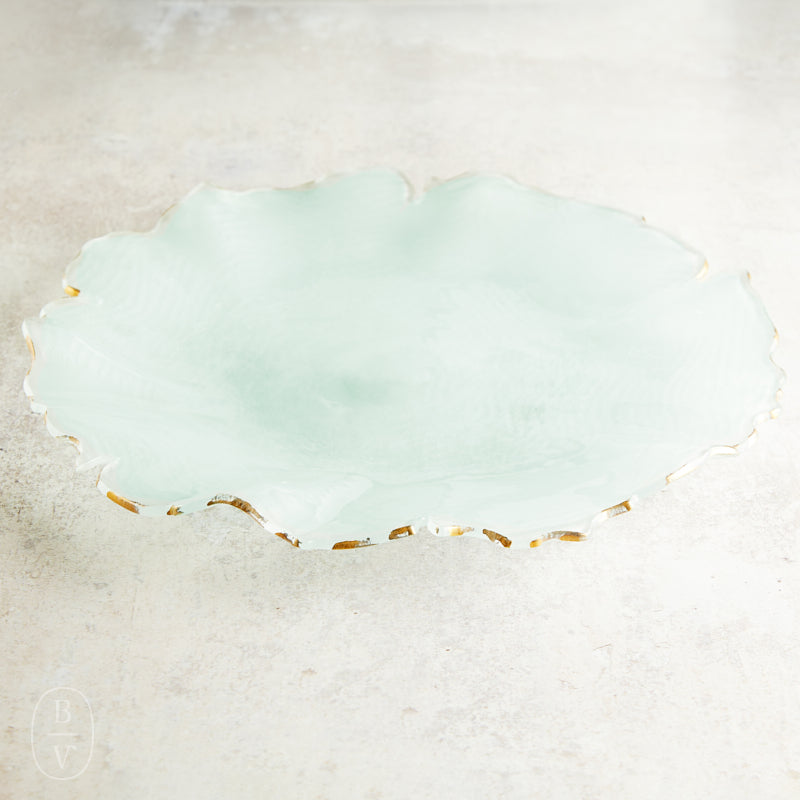 Annieglass POPPY PLATTER 14.5