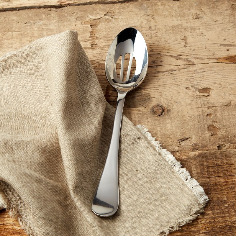 Mepra BRESCIA SLOTTED SERVING SPOON 1810 Mirror