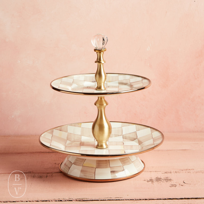 MacKenzie-Childs TWO TIER SWEET STAND