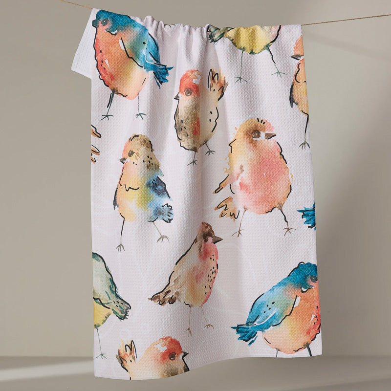 Geometry TWEET TWEET TEA TOWEL