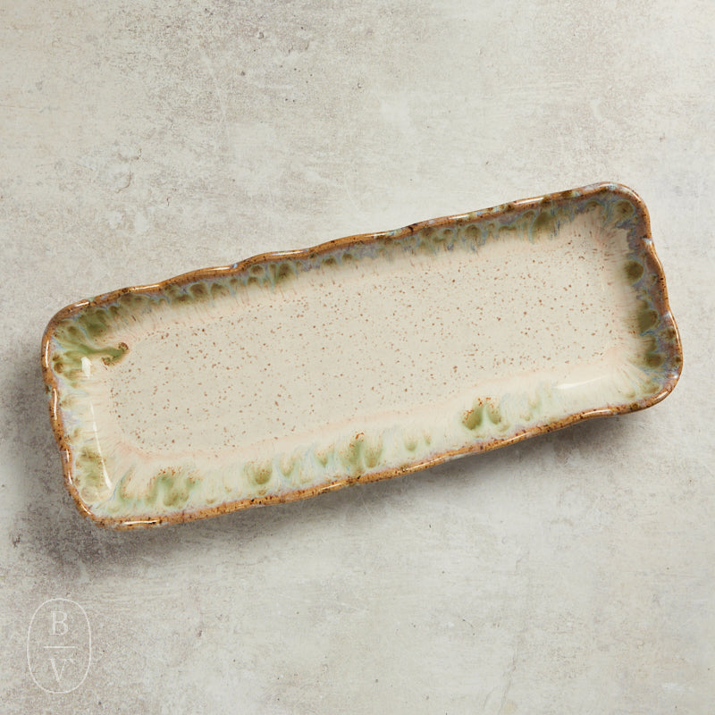 Etta B Pottery FLIRTY EDGE TRAY