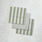 Geometry SWEET MINT DISHCLOTH SET OF 3