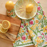 Pomegranate 70S FLOWER TEA TOWEL SET OF 2