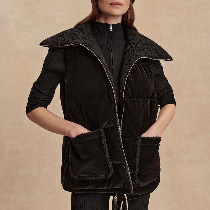 Varley EVIE PUFFER GILET Black