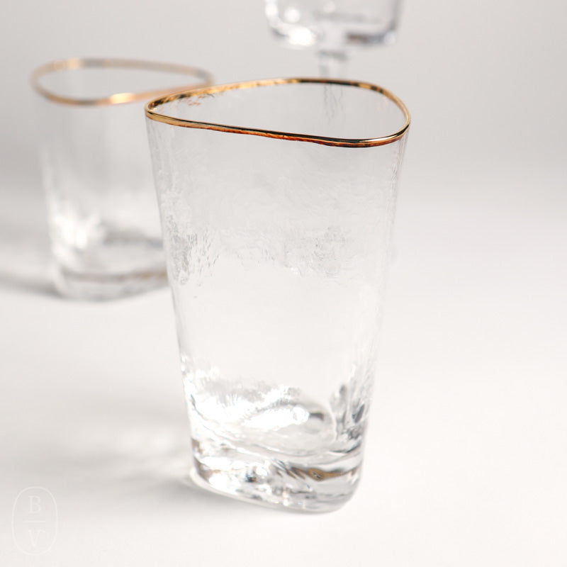 Zodax APERITIVO TRIANGULAR HIGHBALL GLASS