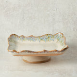 Etta B Pottery PETIT FOURS PEDESTAL Botanical