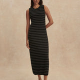 Varley BEESLEY STITCH KNIT MIDI DRESS