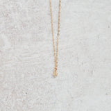 CV Designs CLEAR CZ CROSS NECKLACE - CVNTCC