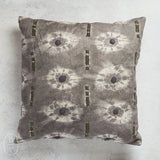 Creative Co-op SQUARE LINEN PRINTED PILLOW Grey 18