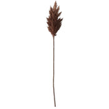 K and K Interiors FLOCKED PAMPAS GRASS BRANCH