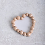 Hazel Mazel HM RESIN BEADED PICTURE FRAME MAGNET Taupe