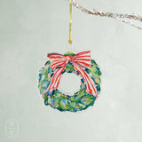 Lauren Dunn ACRYLIC WREATH ORNAMENT
