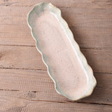 Etta B Pottery SNACK TRAY Sea Salt