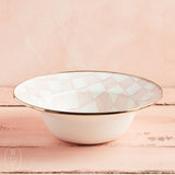 MacKenzie-Childs SERVING BOWL Rosy Check 12