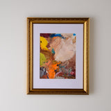 FRAMED PALETTE SERIES 8X10 GOLD SCROLL No 3
